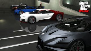 I bought every Bugatti in GTA Online Truffade Collection [upl. by Aneeuqal816]