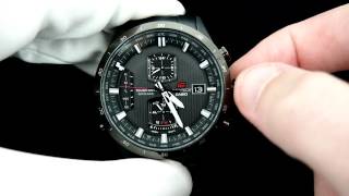 Edifice Casio Atomic Worldtimer Chronograph EQWA1110DC [upl. by Marty]