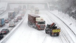 How snow and freezing conditions have hit Wales Scotland and England  ITV News [upl. by Nanreit]