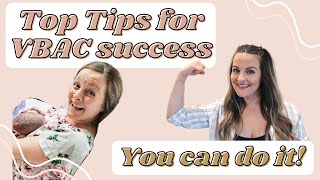 Top 5 Tips for a VBAC  Prep for VBAC Success [upl. by Nahgen]