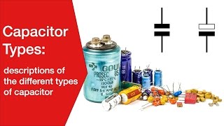 Capacitor Types Explained electrolytic ceramic tantalum plastic film [upl. by Heurlin]