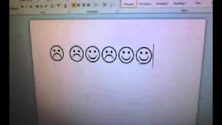 How to Make smiley frowny faces on microsoftwmv [upl. by Colp787]