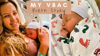 My VBAC Birth Story  29 hour spontaneous labor at 41 weeks [upl. by Meelas720]