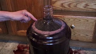 Wine Brew Pt 2 Secondary Fermentation [upl. by Cannice]