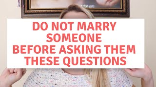 50 MUSTASK Questions Before Marriage [upl. by Atinuaj]