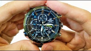 CASIO EDIFICE BLUETOOTH WATCH EQB501XDB1ADR UNBOXING [upl. by Citron]