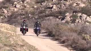 2014 BMW R1200GS Adventure vs KTM 1190 Adventure Shootout [upl. by Ellehcsor]