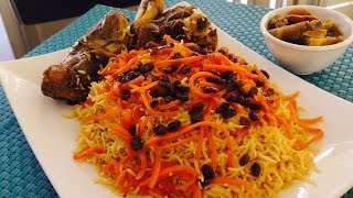 Kabuli pulao traditional afghan rice afghani rice recipe afghan carrot rice [upl. by Erdnaek]