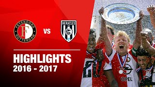 FEYENOORD LANDSKAMPIOEN  Highlights Feyenoord  Heracles Almelo  Eredivisie 20162017 [upl. by Itteb]