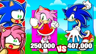 SONIC vs AMY Power Level Comparison [upl. by Cowan]