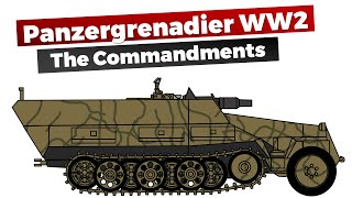 German Armored Infantry WW2 Commandments [upl. by Eniretak]