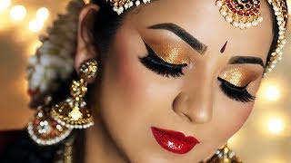 Recreating my Traditional Bridal Look  Indian Wedding Makeup Tutorial [upl. by Yerbua809]