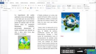 TUTORIAL DE COMO HACER UN TRIPTICO EN WORD 2016 [upl. by Schwerin245]