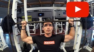 Exercise How To Smith Machine Overhead Press [upl. by Ellertal]