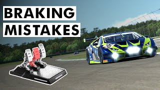 Are you making these MISTAKES when braking Sim Racing [upl. by Kosel]