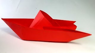 Como hacer un Barco de papel Origami  How to Make an Origami Paper Boat [upl. by Juster]