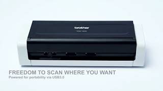 Brother ADS1200 Compact document scanner [upl. by Harac]