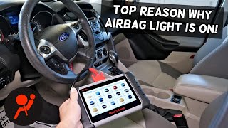 THE MOST COMMON REASON AIRBAG LIGHT IS ON FORD [upl. by Coralyn]