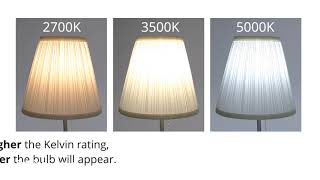 Lighting Color Temperature  Neutral White  3500K [upl. by Nesahc23]