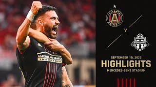 Match Highlights  Atlanta United vs Toronto FC  September 10 2022 [upl. by Rebna]