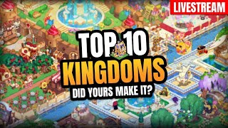 Showcasing the TOP 10 Kingdom Designs WHO IS 1 Cookie Run Kingdom [upl. by Mountfort]