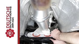 MK7 GTI Unitronic 3quot Downpipe Installation DIY How to [upl. by Mosnar845]