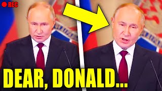 WATCH PUTIN ISSUE TERRIFYING WARNING TO TRUMP [upl. by Orlanta]