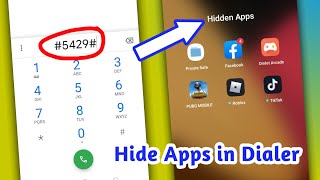 How To Hide Apps In Dialer In Realme Oppo Vivo Redmi amp Samsung Phones🔥 [upl. by Magen285]