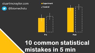 Ten Statistical Mistakes in 5 Min [upl. by Dnaltiak852]