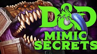 Everything About Mimics Dungeons and Dragons [upl. by Horsey]