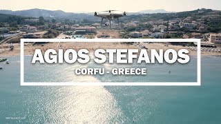 🎬 Agios Stefanos  Corfu Greece ✈ Drone [upl. by Eizus370]