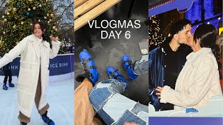 VLOGMAS DAY 6  Ice Skating amp date night in London [upl. by Carol-Jean723]