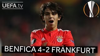 BENFICA 42 FRANKFURT UEL HIGHLIGHTS [upl. by Nrojb270]