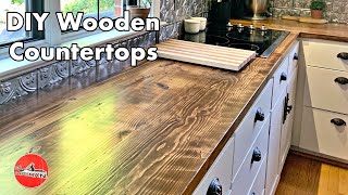 DIY Wooden Counter Top [upl. by Blain173]