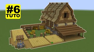 COMMENT CONSTRUIRE UNE FERME 6 TUTO  MINECRAFT [upl. by Outlaw]