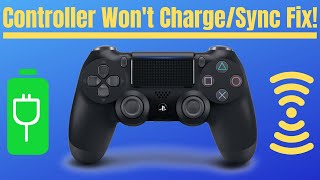 How to Repair Playstation 4 Dualshock 4 Controller Charging Issue  PS4 DS4 wont charge sync [upl. by Ahsats]