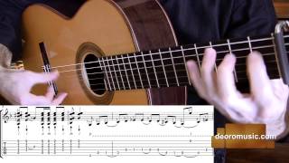 Flamenco Guitar Lesson W TABS  Buleria Falseta 6  Diego de Oro [upl. by Rhoades]