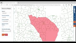 Consultazione e visura gratis di una mappa catasto terreni tramite Geoportale Cartografico Catastale [upl. by Meeharb]