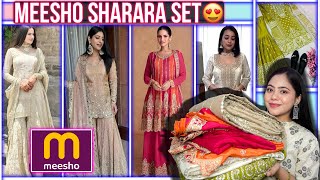 Meesho Designer Sharara Set 😘 Trendy amp Cheapest  Ronak Qureshi [upl. by Flower]