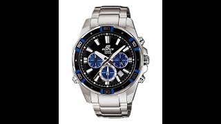 Casio Edifice watch battery replacement [upl. by Oicirtap]