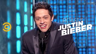 Roast of Justin Bieber  Pete Davidson  Comparing Fathers  Uncensored [upl. by Airolg]