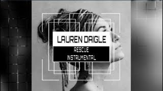 Lauren Daigle  Rescue  Instrumental Karaoke Track with Lyrics [upl. by Kenlee726]