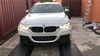 F30 335i BMW N55 VRSF Catless Downpipe Install [upl. by Enitnatsnoc]