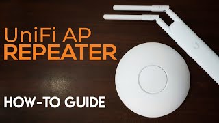 Ubiquiti UniFi AP  How To Setup As A REPEATER [upl. by Traggat]