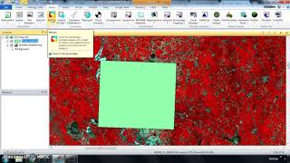 How to Subset and Clip Raster Image through Shapefile in Erdas Imagine software [upl. by Rocray]