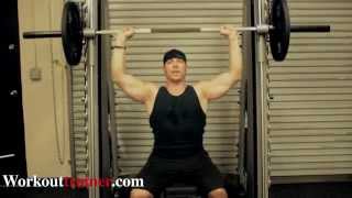 Smith Machine Shoulder Press [upl. by Bogoch]