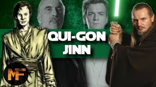 The Entire Life of QuiGon Jinn Explained Star Wars [upl. by Elokkin]