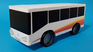 Como hacer un BUS con una caja de cartón [upl. by Natica166]