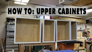 HOW TO Build Upper Kitchen Cabinet Carcasses DIY [upl. by Jessee]