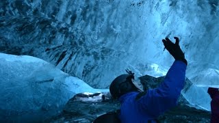 Glacial Ice Cave Tour in Iceland [upl. by Eimarej]